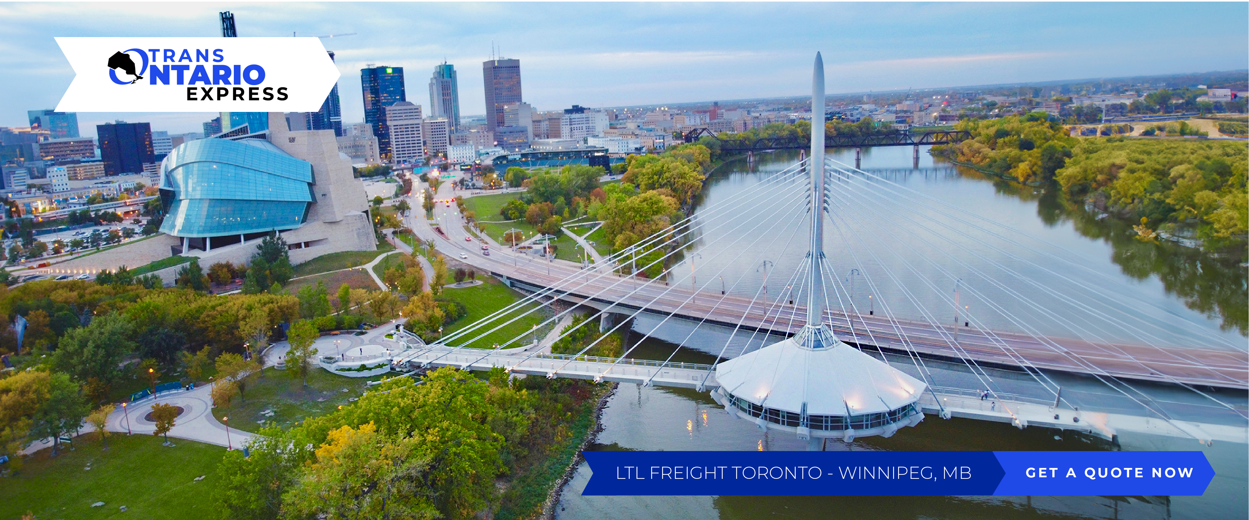 Toronto to Winnipeg LTL and FTL TransOntario Express